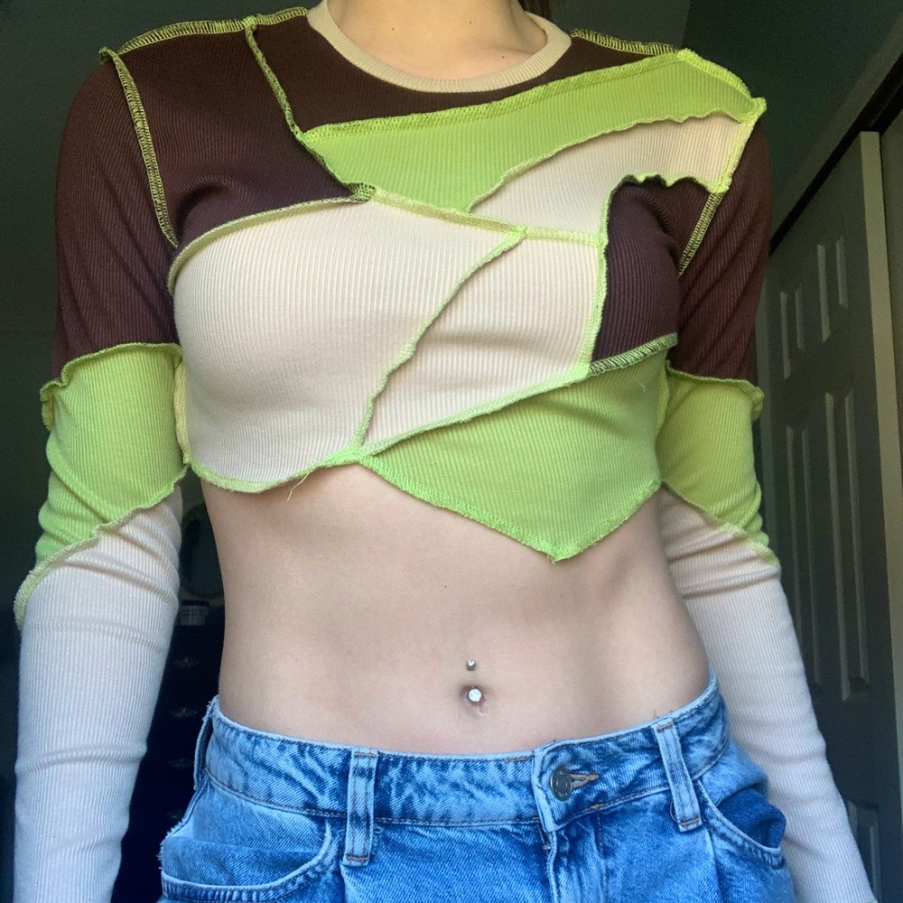 Shein patchwork long sleeve